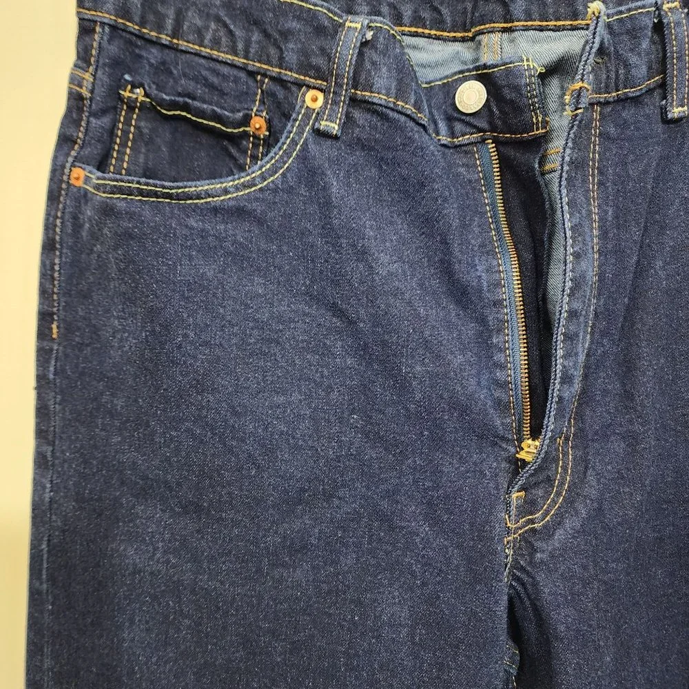 Levi's 550 dark wash relaxed fit jeans men's size‎ 40 X 30